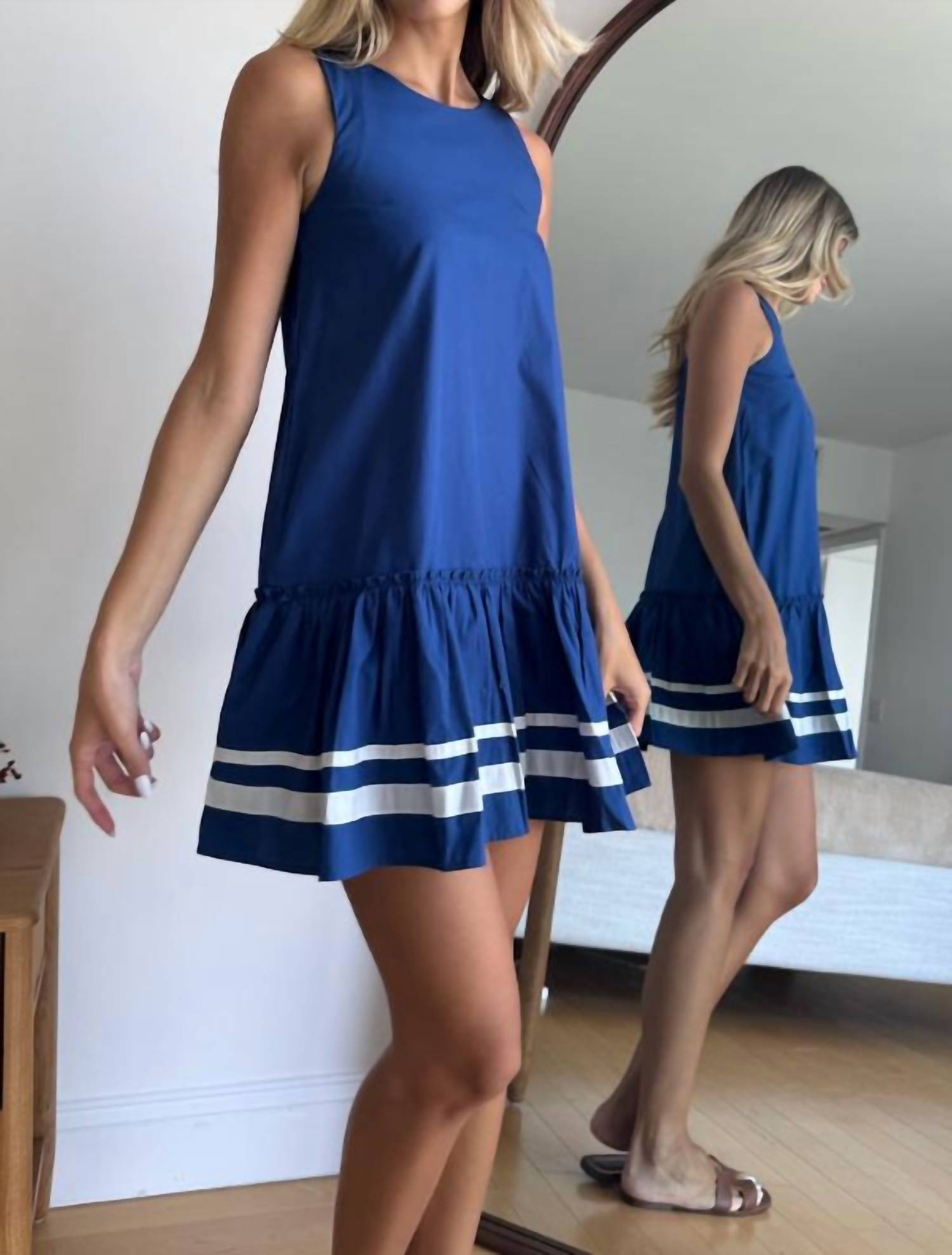 Mint - Flared Hem Mini Dress