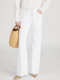 Frame - Lax Wide Leg Flare Jeans
