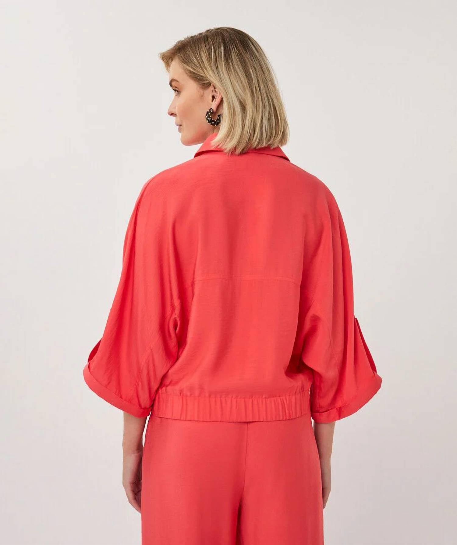 Esqualo - Short Sleeve Slub Jacket