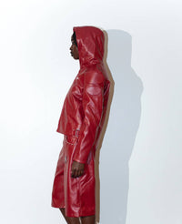 Knotwtr - I’m Worth A Lot Hooded Leather Jacket