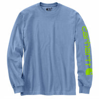 Carhartt - Men's Logo Sleeve Graphic Long Sleeve Crew Neck T Shirt