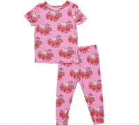 Pink Chicken - Kids' Bamboo Pajama Set