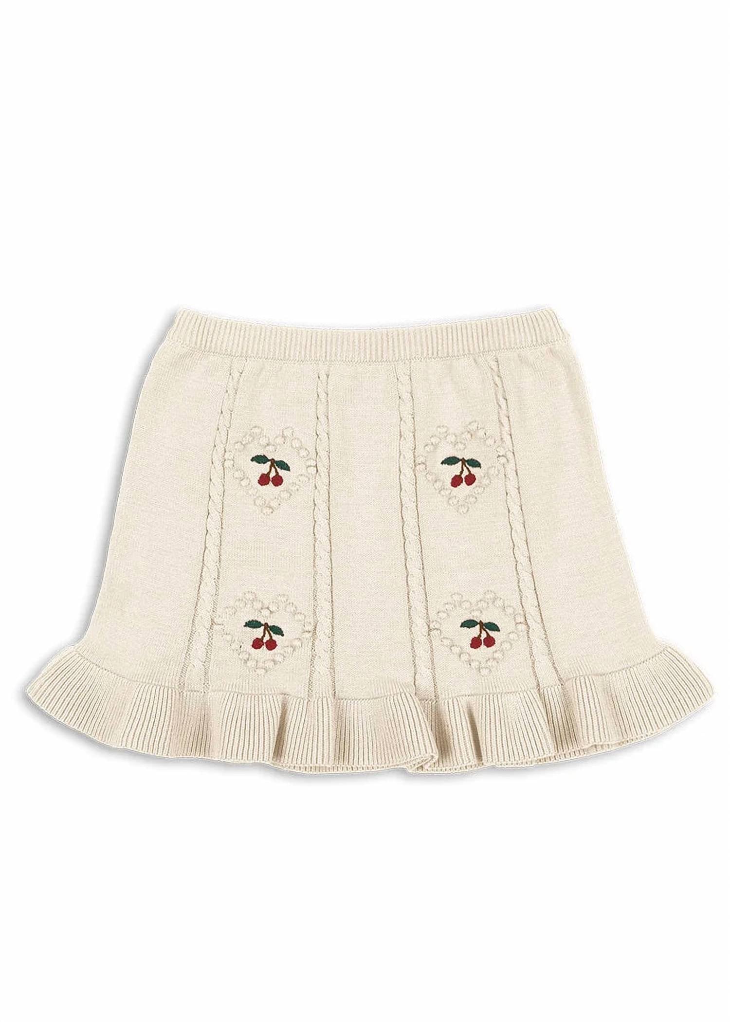 Konges Sløjd - Kid's Soleil Cherry Knit Skirt