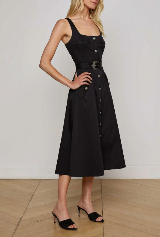 L'Agence - TAZIA MIDI DRESS