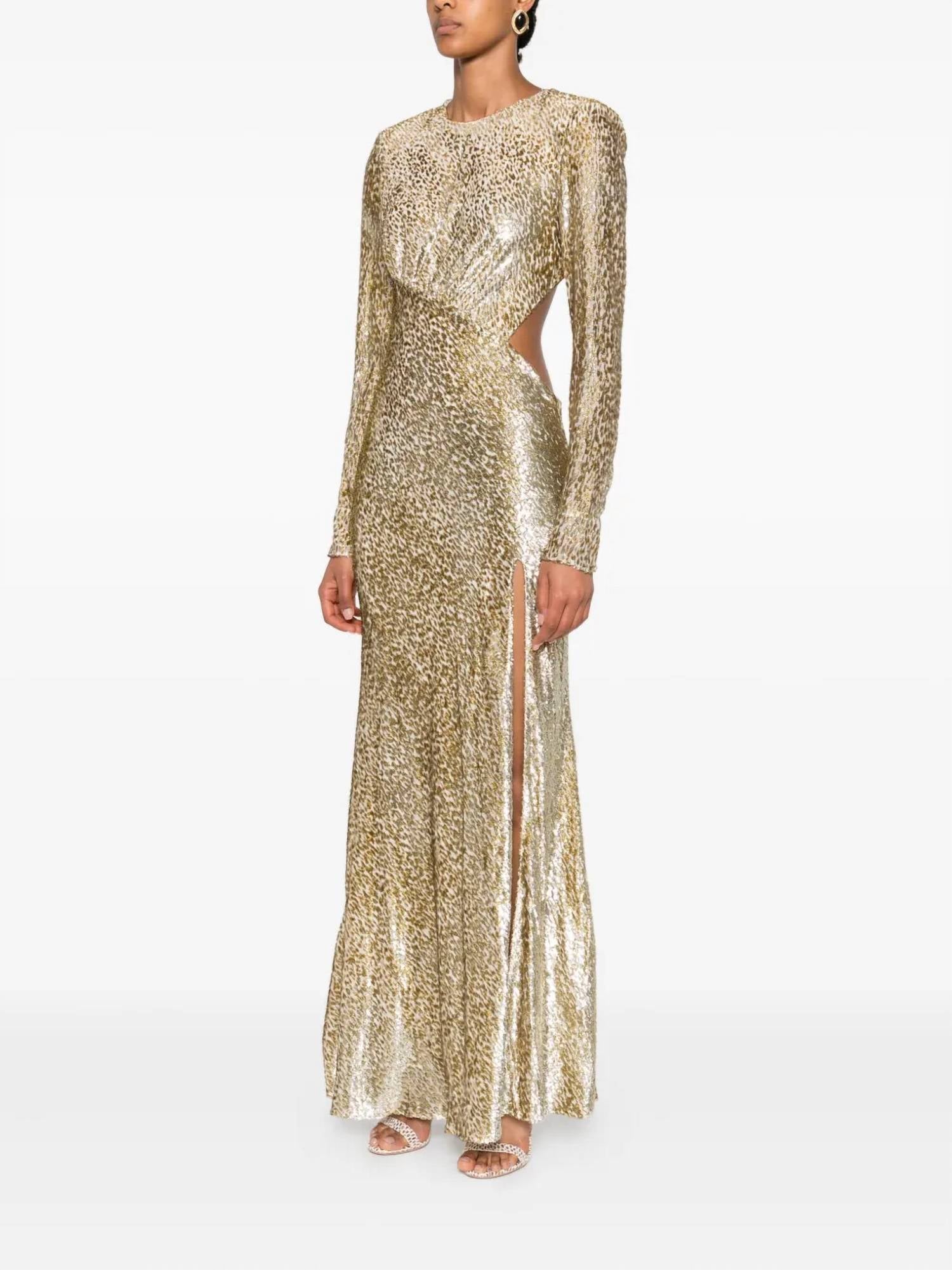 Self-Portrait - Fil Coupe Maxi Dress