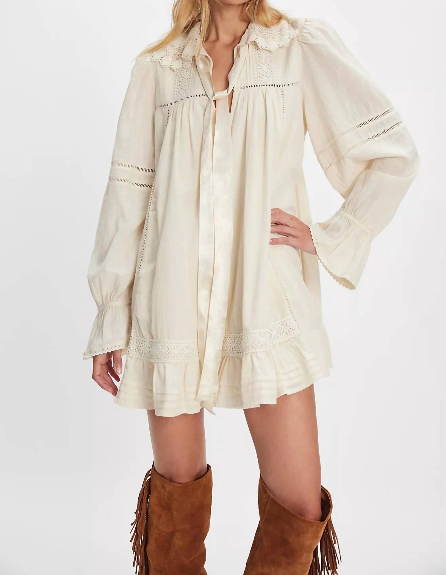 Free People - Tea Time Mini Dress