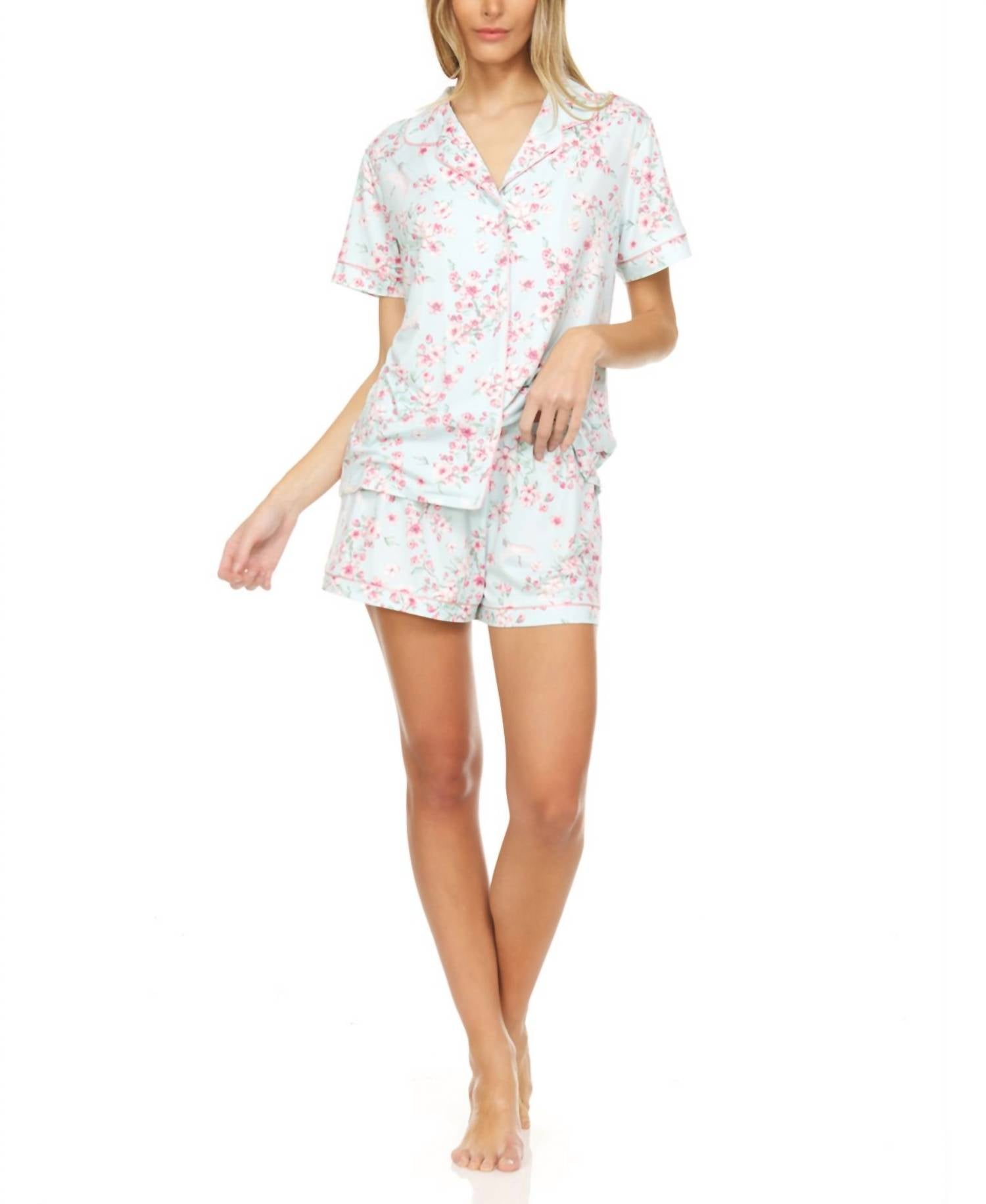 Flora Nikrooz - Printed Pajama Shorts Set