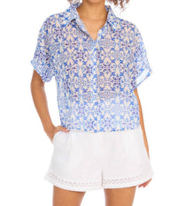 ALLISON NEW YORK ELISE SHORTS in white - women's shorts - view 7