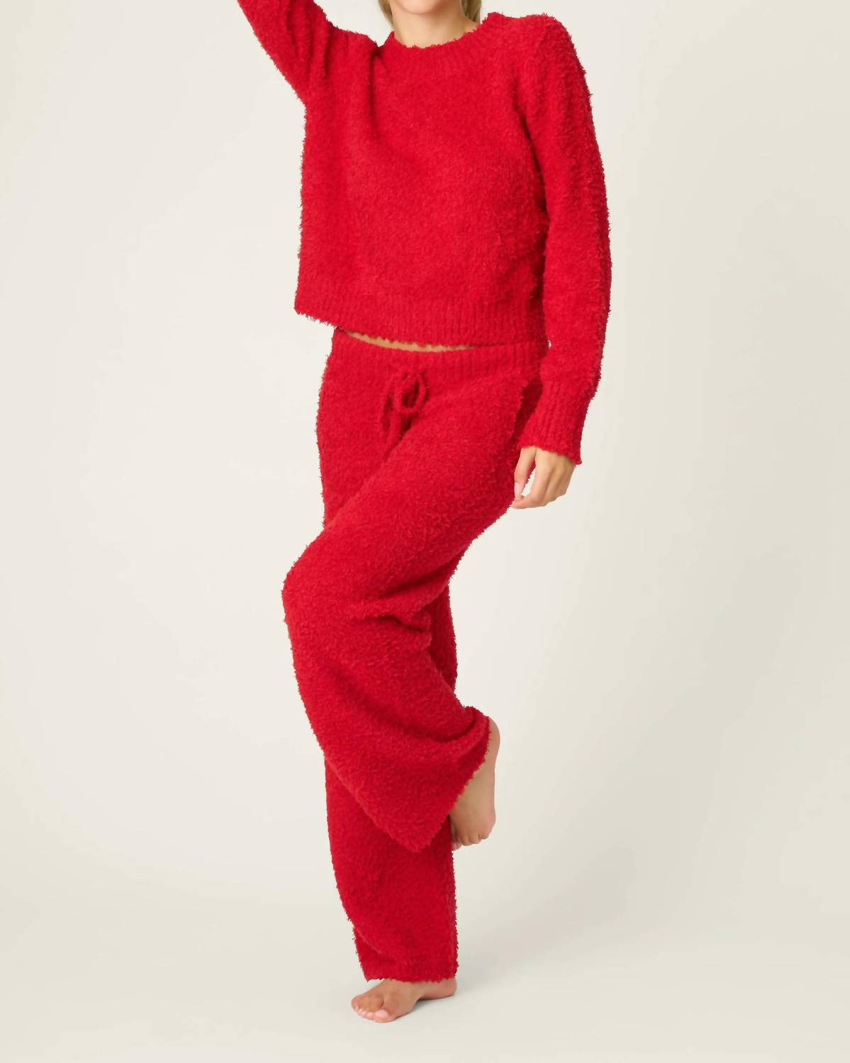 PJ Salvage Bundle Up Sweater in samba red - women's sweater - view 4