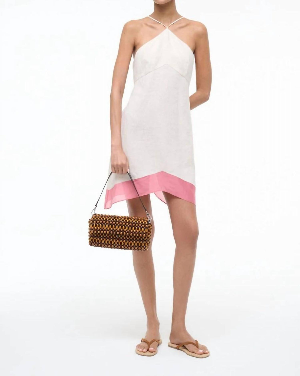 Staud - Oro Linen Mini Dress