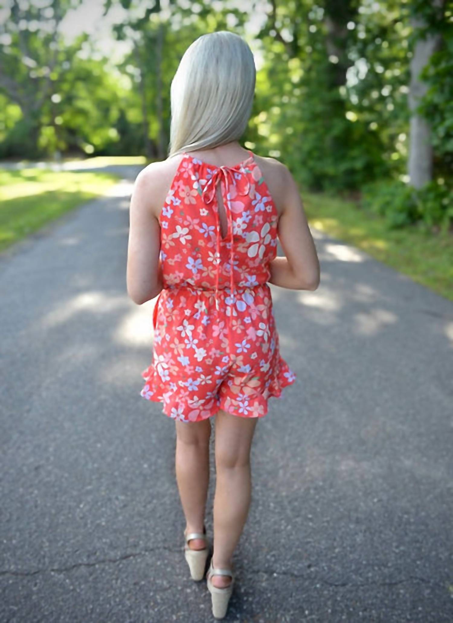 Gilli - Broken Arrow Floral Romper
