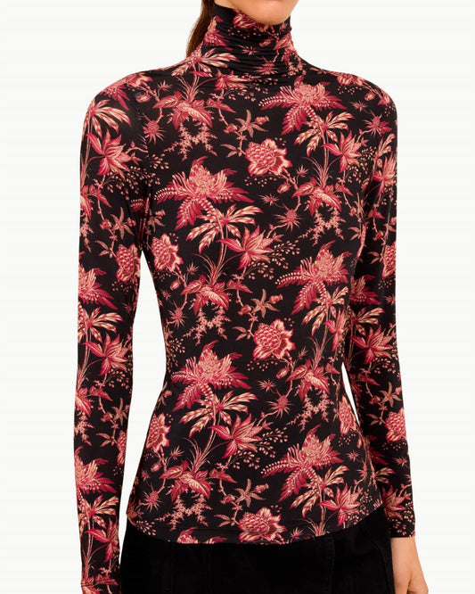 Ulla Johnson - Aurelia Jersey Long Sleeve Turtleneck Top