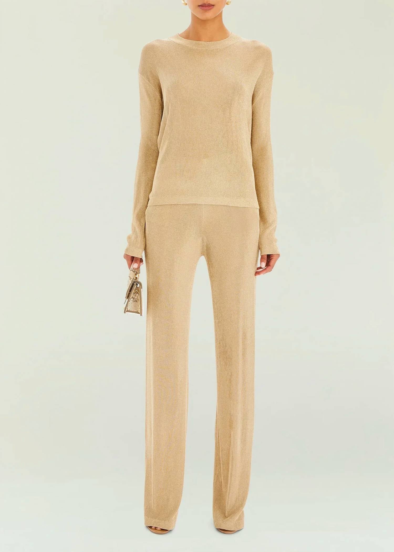 Ser.O.Ya - Hana Metallic Knit Top