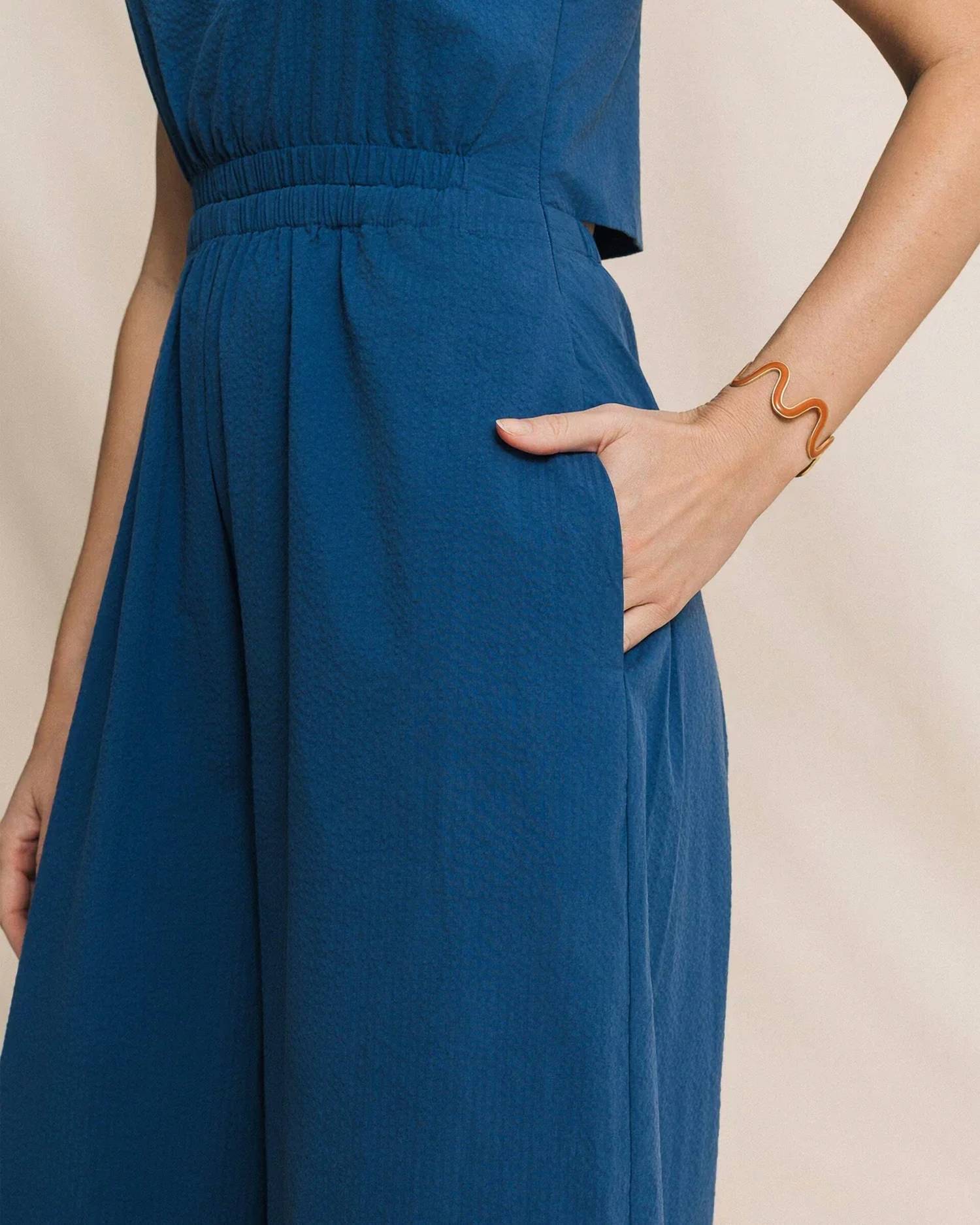 Southern Tide - Jill Seersucker Jumpsuit
