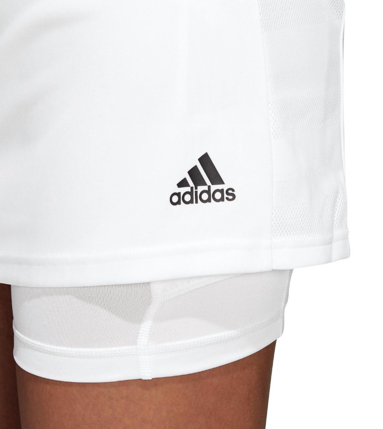 adidas Women Team 19 Pull-on Skort in white - women's shorts - alternate view