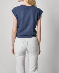 Lilla P - Textured Terry Sleeveless Cardigan