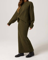 Line And Dot - Hart Sweater Maxi Skirt