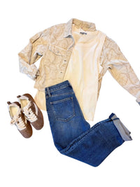 Esqualo - 3d Embroidered Jacket