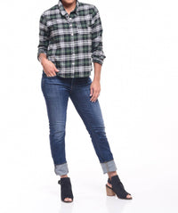 Tulip Clothing - Boyfriend Collared Button Down Shirt