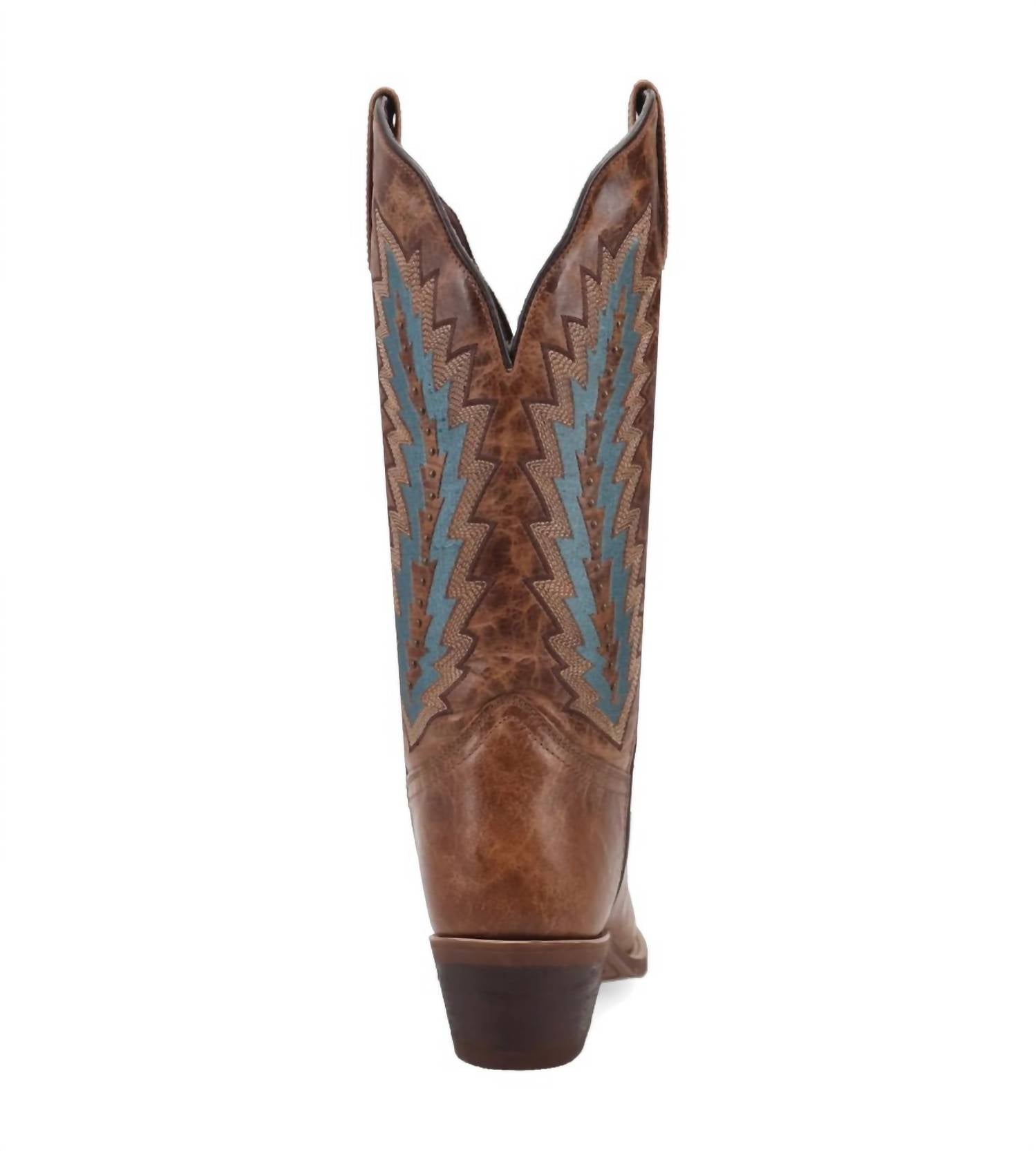 DAN POST. Women's Sundra Leather Boot in tobacco - women's shoe - view 4
