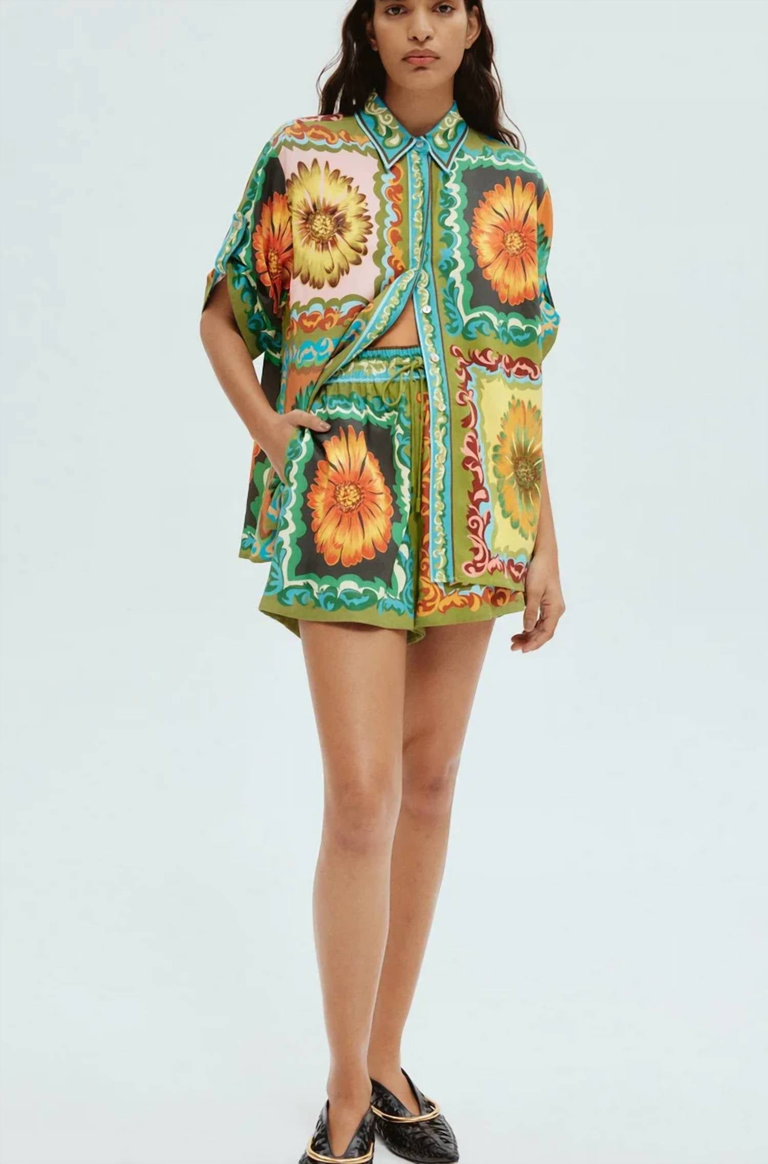 Alemais - Disco daisy shirt