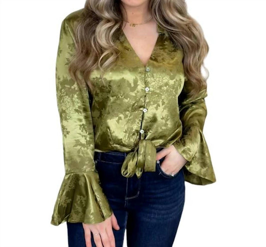 Mainstrip - Moxie Satin Top