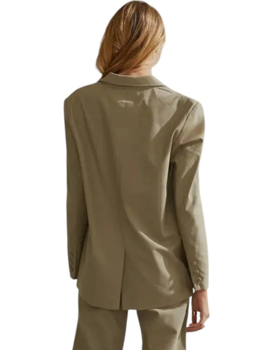 Crescent - Linen Blend Blazer Jacket