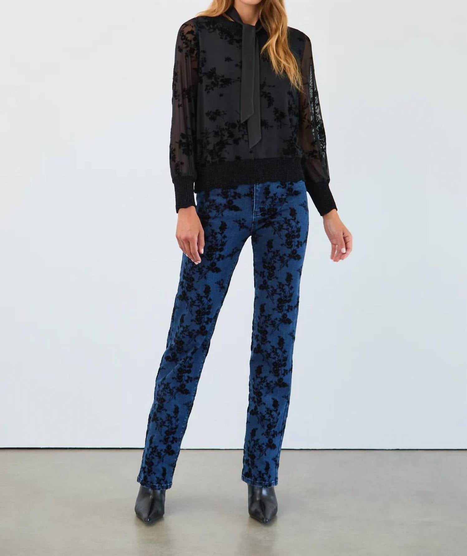 Fdj - Flocked Mesh Sweater