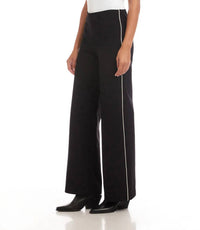 Karen Kane - Contrast Piped Wide Leg Pant