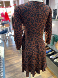 Gilli - Curvy Burgundy floral dress