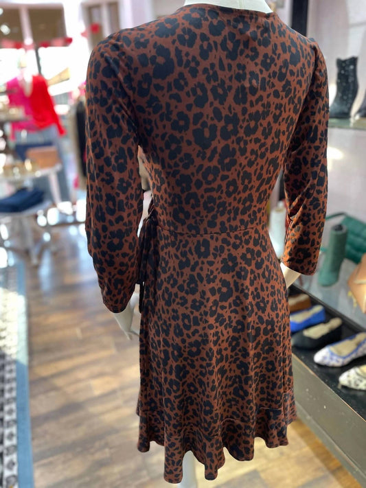 Gilli - Curvy Burgundy floral dress