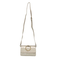 Joy Susan Women's Aria Ring Wristlet in silver - women's bag - detail view