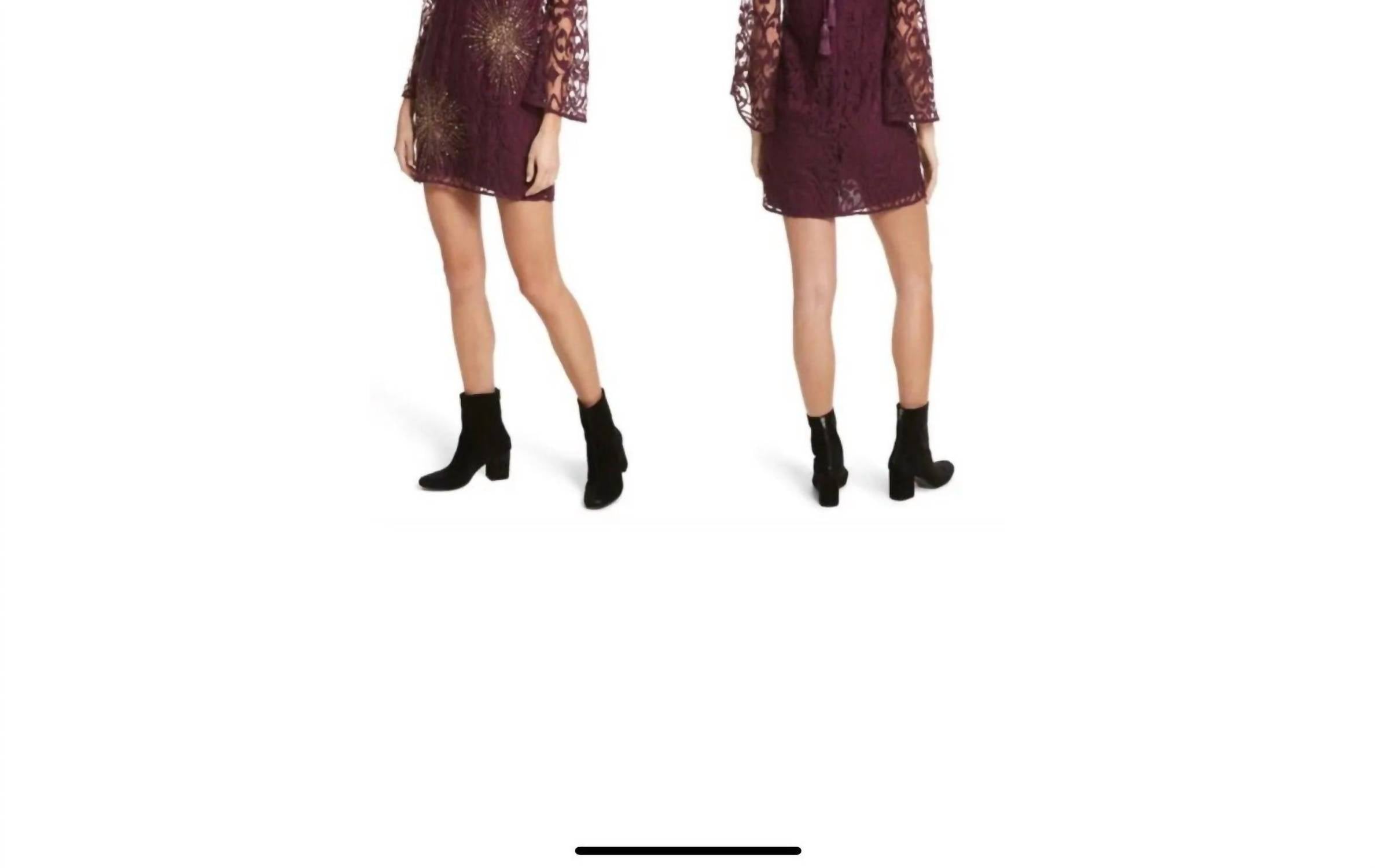 Free People - Crochet Lace Starburst Dress