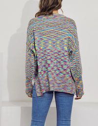 SPACE-DYE OVERSIZED SWEATER
