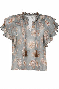 Bishop + Young - Women's Cleo Flutter Sleeves Top