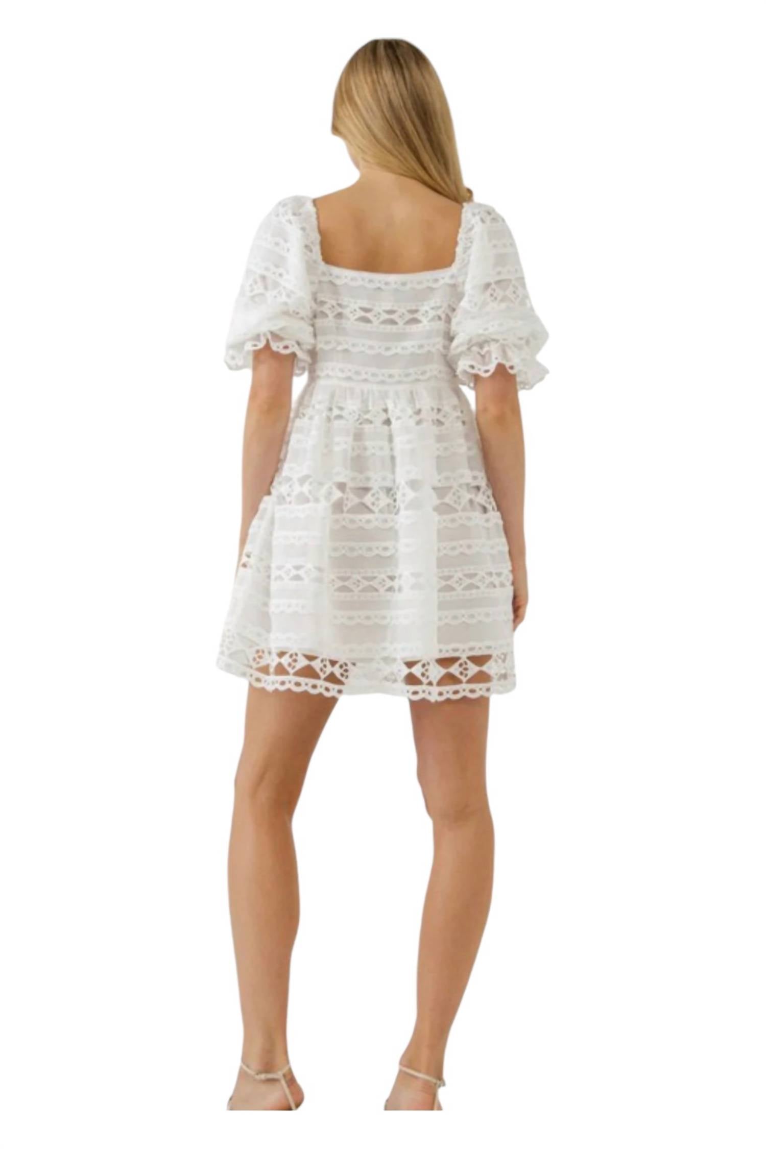 2.7 August Apparel - Puff Pastry Dress