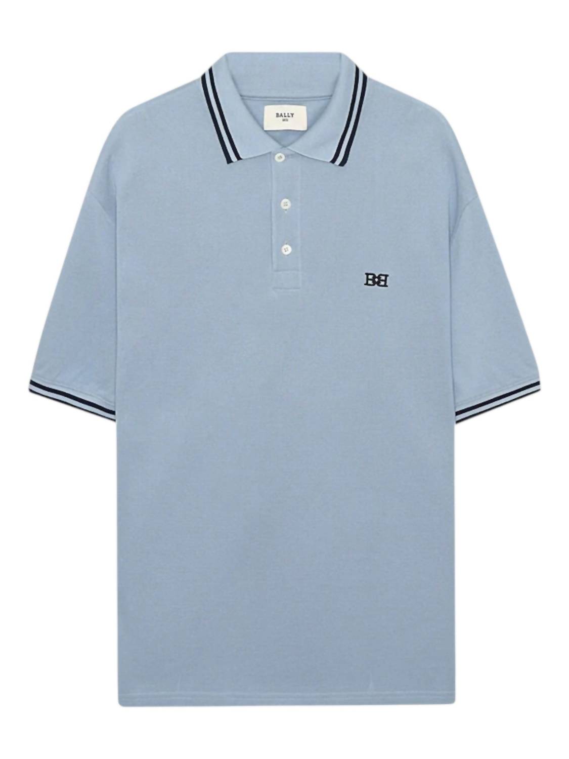 Bally - Men's Tipped Regular Fit Cotton Polo Shirt