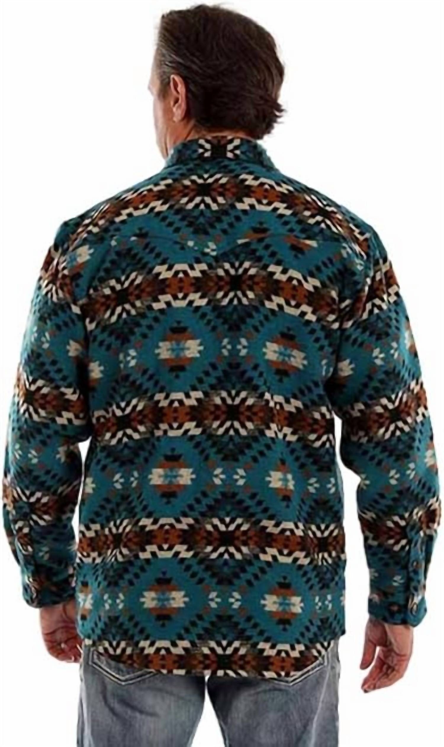 Scully - Men's Aztec Button Wool Blend Jacket