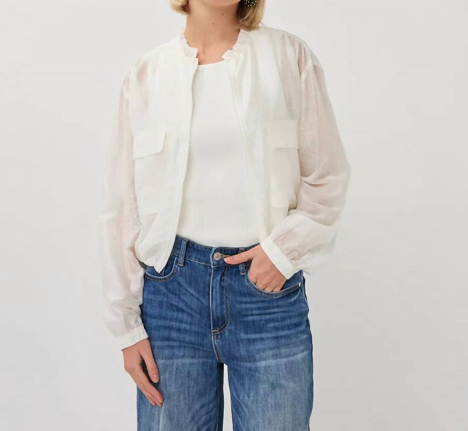 Esqualo - Lisbeth Lightweight Bomber Jacket
