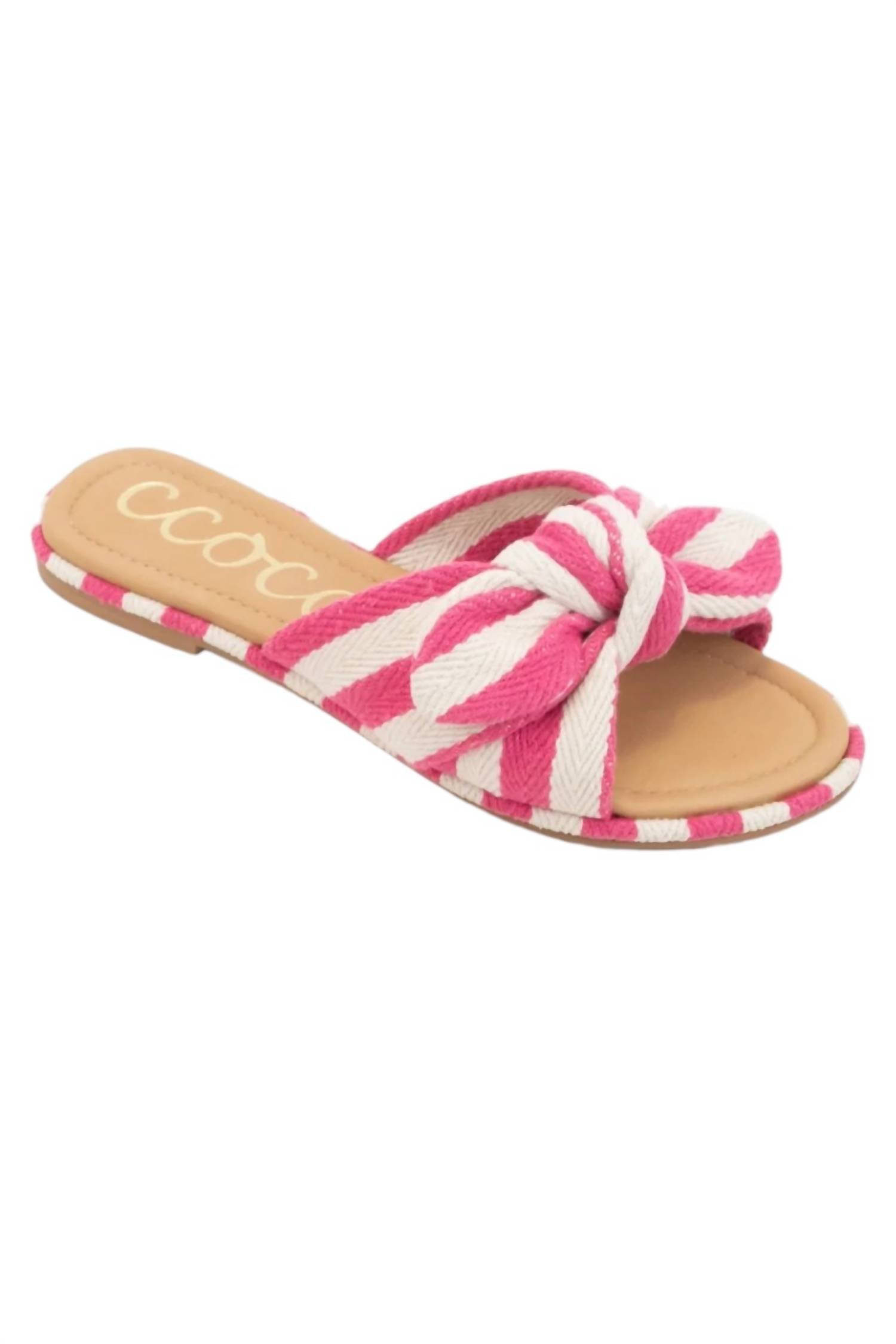 Ccocci - Women's Knotted Bow Sandals