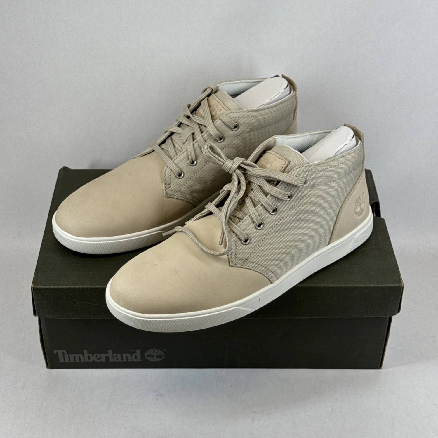 Timberland - Men's Groveton Chukka Suede Canvas Casual Shoes