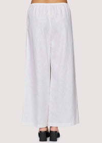 LOST + WANDER Cabrera Mist Pants in white - women's pants - detail view
