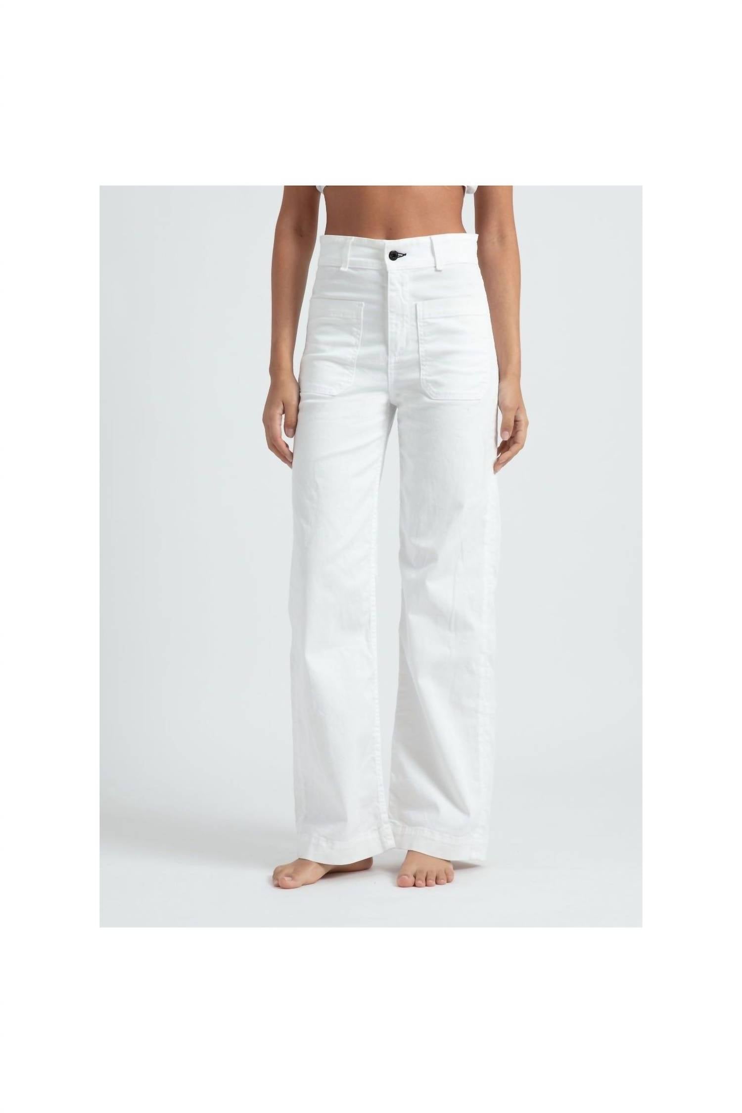 Askk Ny - Twill Wide Leg Sailor Jeans