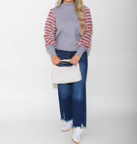 Thml - Mixed Media Knit Sweater