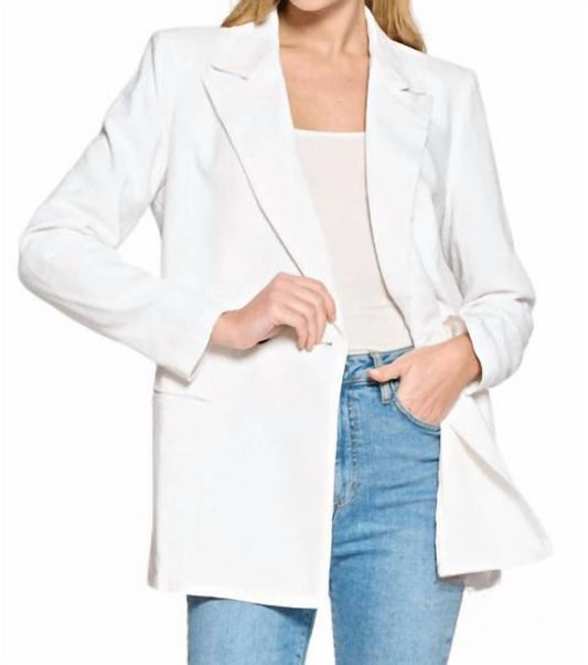 Fore Collection - Nicole Linen Blazer