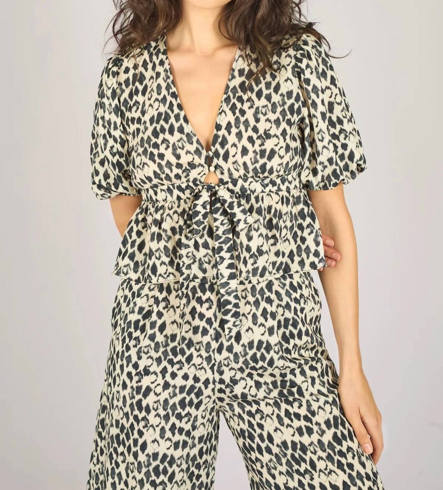 Traffic People - Margot Print Top