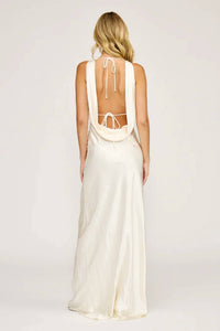Lucy Paris - Halo Draped Maxi Dress