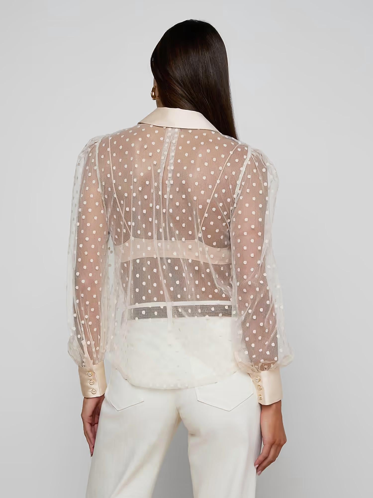 L'Agence - Sophie Long-sleeved Blouse