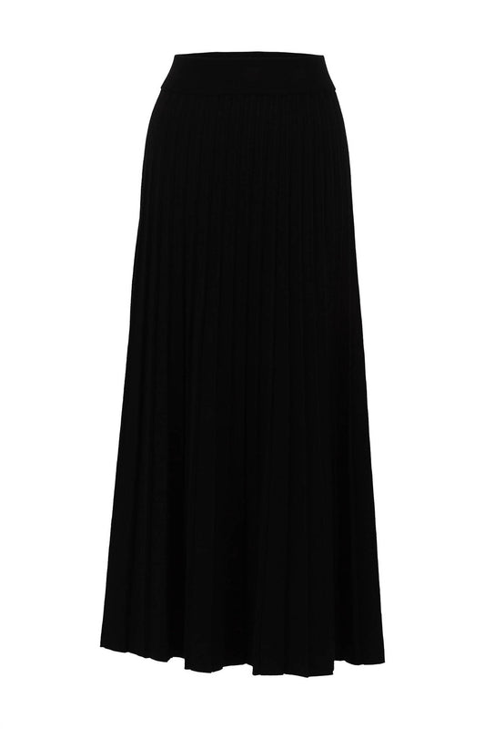 Marble - Pleated Maxi Skirt