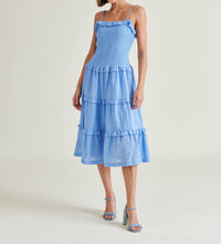 STEVE MADDEN Nash Dress in aurora blue 1 - women's dress - detail view